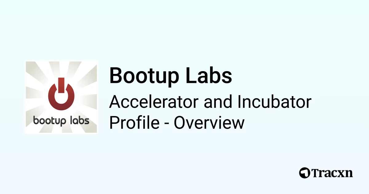 Bootup Labs - 2025 Investor Profile & Portfolio - Tracxn