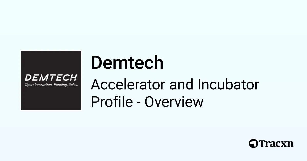 Demtech - 2026 Investor Profile, Portfolio & Team - Tracxn