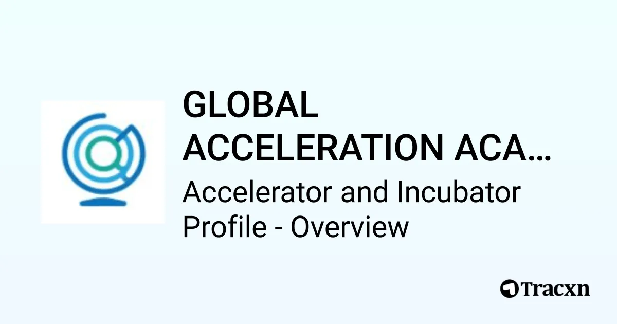 GLOBAL ACCELERATION ACADEMY - 2025 Investor Profile & Portfolio - Tracxn