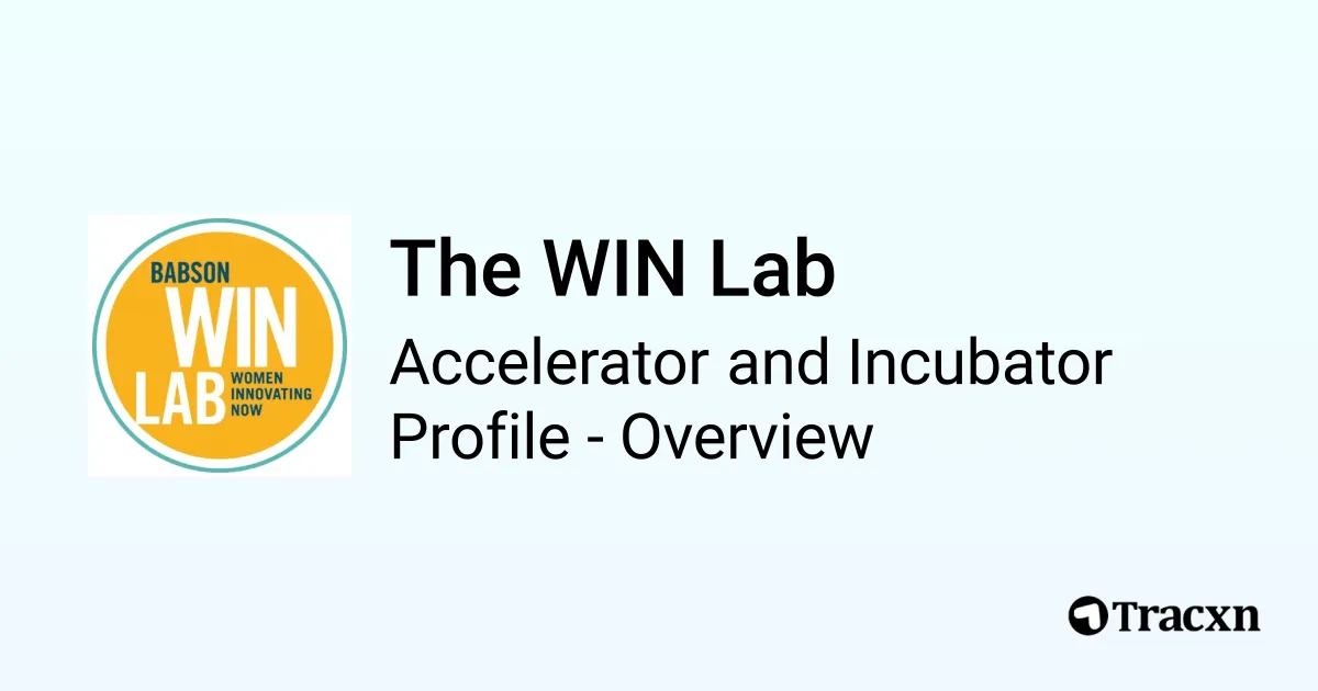 The WIN Lab - 2025 Investor Profile, Portfolio & Team - Tracxn