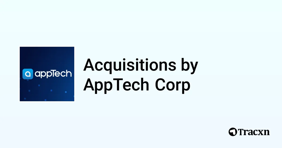List of 4 Acquisitions by AppTech Corp (Jan 2026) - Tracxn