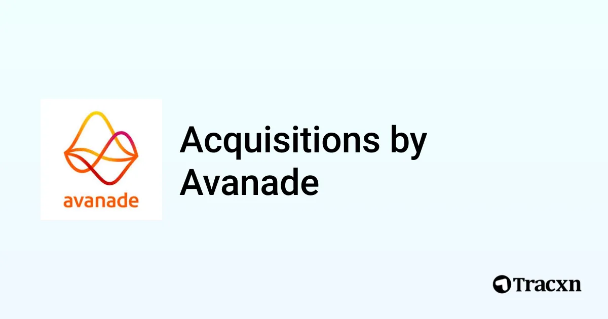 List of 15 Acquisitions by Avanade (Jan 2026) - Tracxn