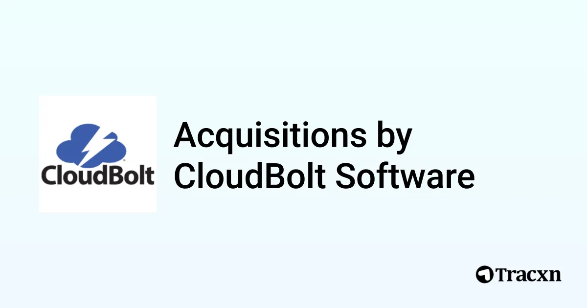 List of 3 Acquisitions by CloudBolt Software (Jan 2026) - Tracxn