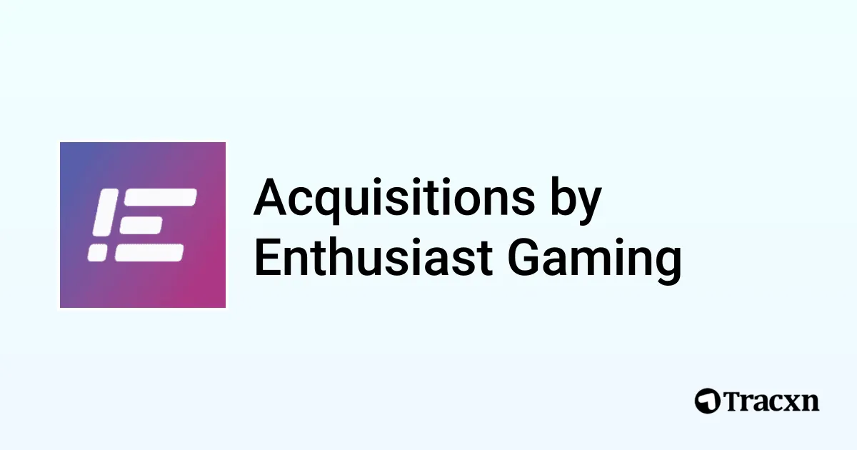List Of 9 By Enthusiast Gaming Jan 2026 Tracxn By Enthusiast Gaming Overview