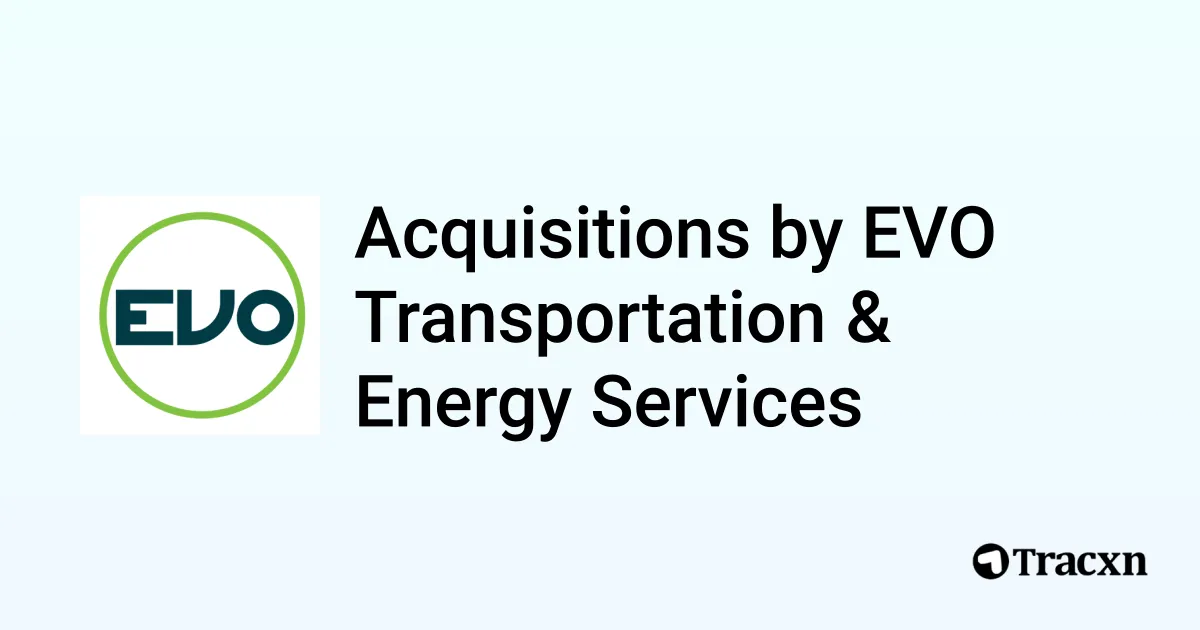 List of 3 Acquisitions by EVO Transportation & Energy Services (Sep ...