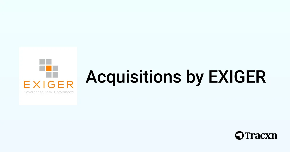 Exiger List of 7 Acquisitions by EXIGER (Apr 2026) - Tracxn