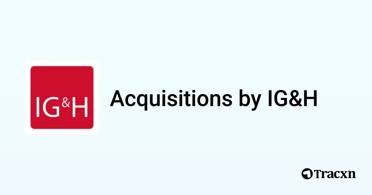 List of 3 Acquisitions by IG&H (Jan 2026) - Tracxn