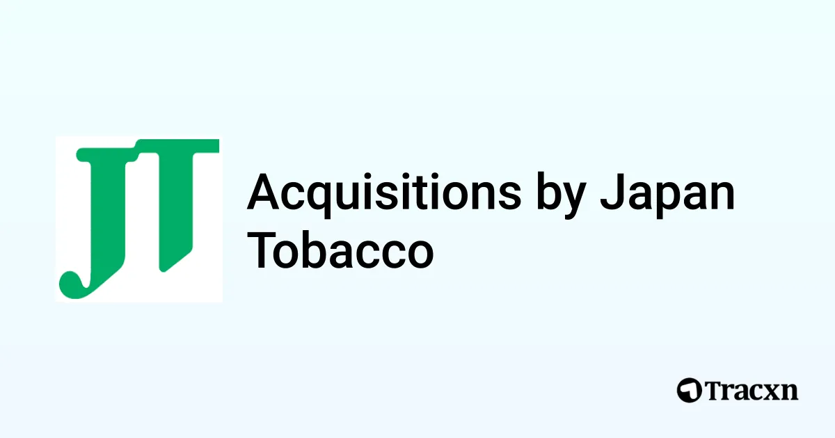 japan tobacco acquisitions List of 5 by (Apr 2026) Japan Tobacco Acquires Vector Group