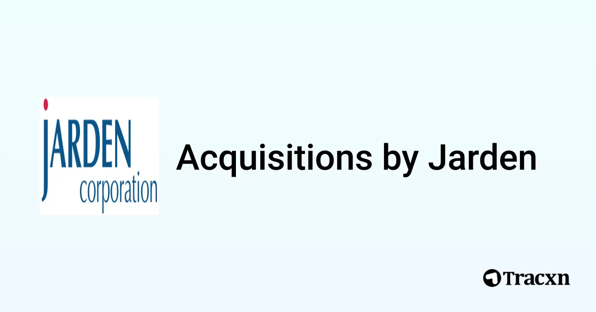 List of 9 Acquisitions by Jarden (Jan 2026) - Tracxn