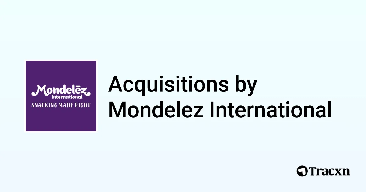 List of 15 Acquisitions by Mondelez International (Mar 2026) - Tracxn