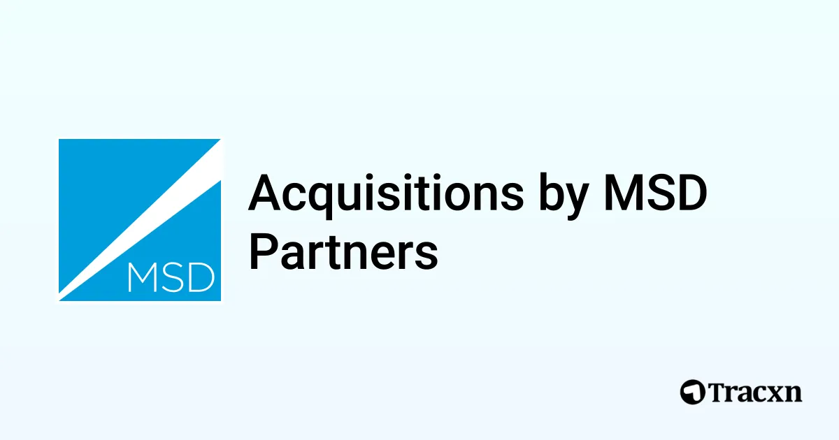 List of 3 Acquisitions by MSD Partners (Apr 2026) - Tracxn