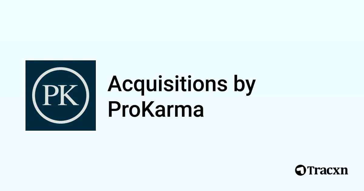 Prokarma Logo List of 5 Acquisitions by ProKarma (Jan 2026) - Tracxn