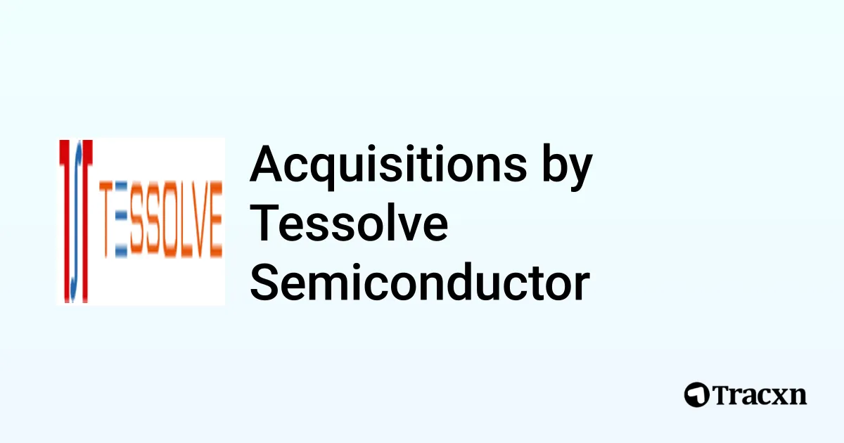 List of 4 Acquisitions by Tessolve Semiconductor (Jan 2026) - Tracxn