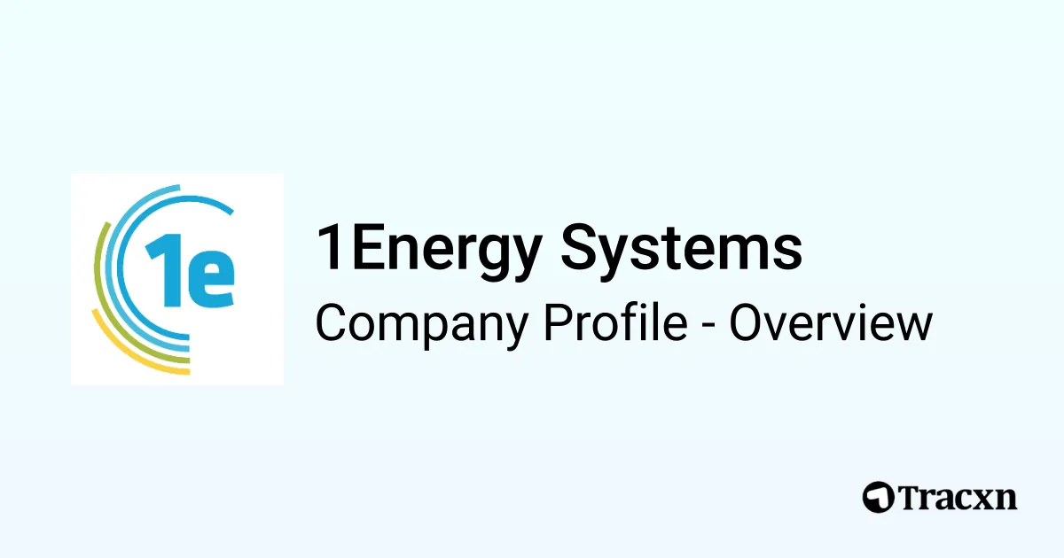 1Energy Systems - 2026 Company Profile, Team, Funding & Competitors ...
