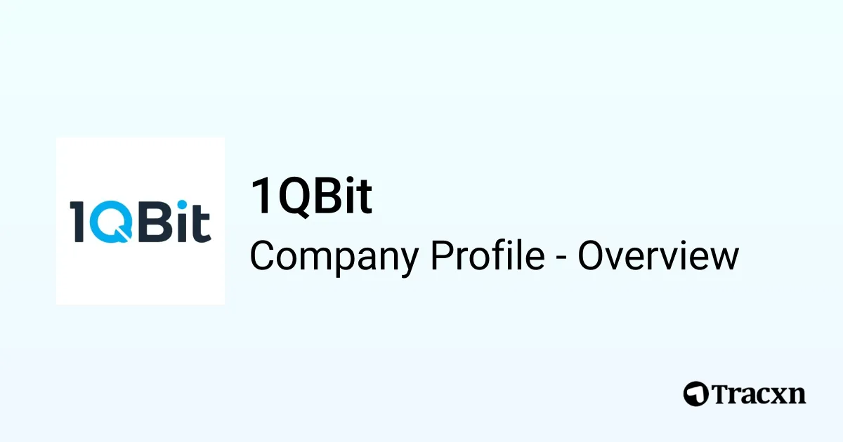 1QBit - 2026 Company Profile, Team, Funding & Competitors - Tracxn