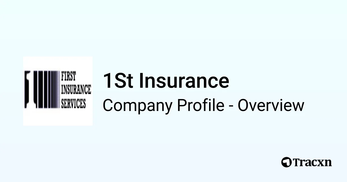 1St Insurance - 2025 Company Profile - Tracxn