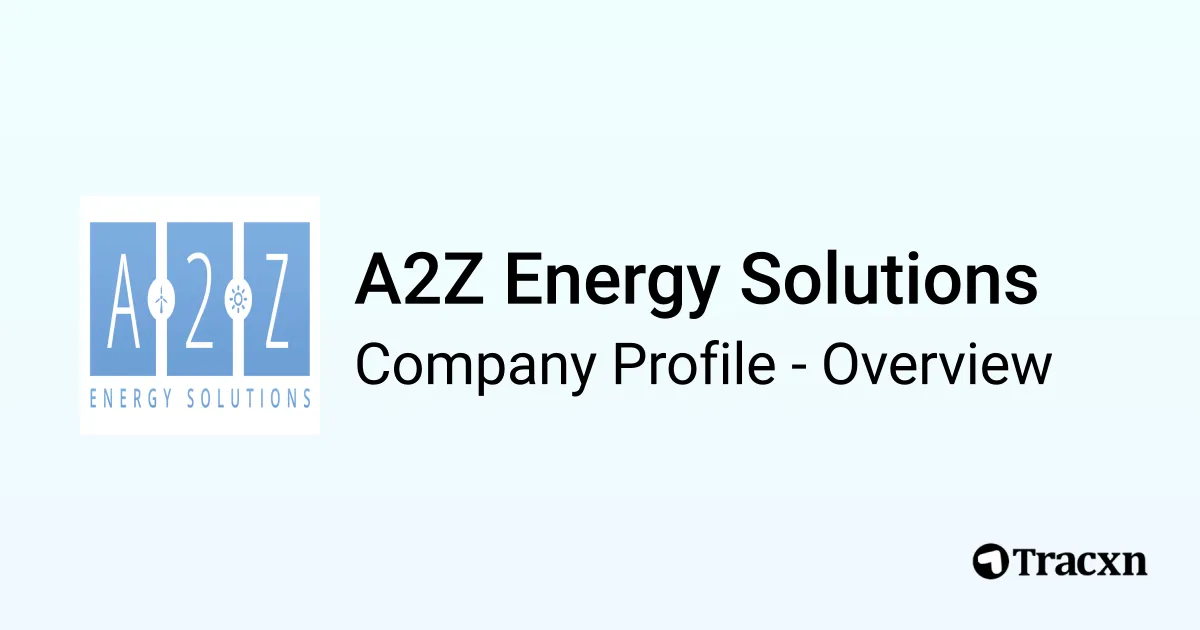 A2Z Energy Solutions - 2026 Company Profile, Funding & Competitors - Tracxn