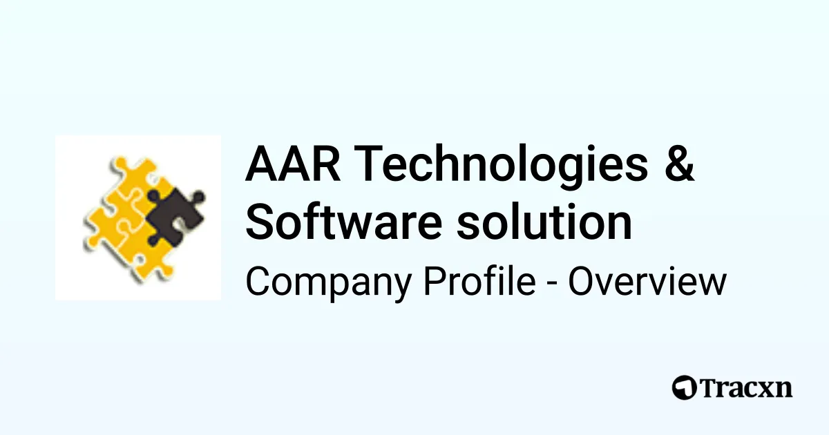 AAR Technologies & Software solution - 2026 Company Profile ...