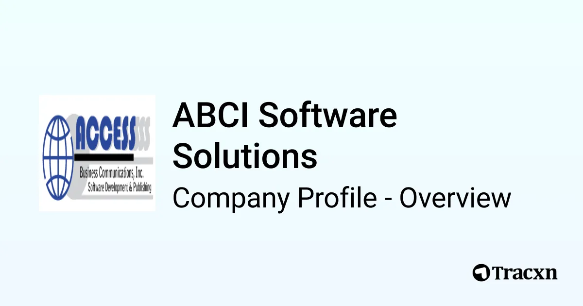 ABCI Software Solutions - 2026 Company Profile & Competitors - Tracxn