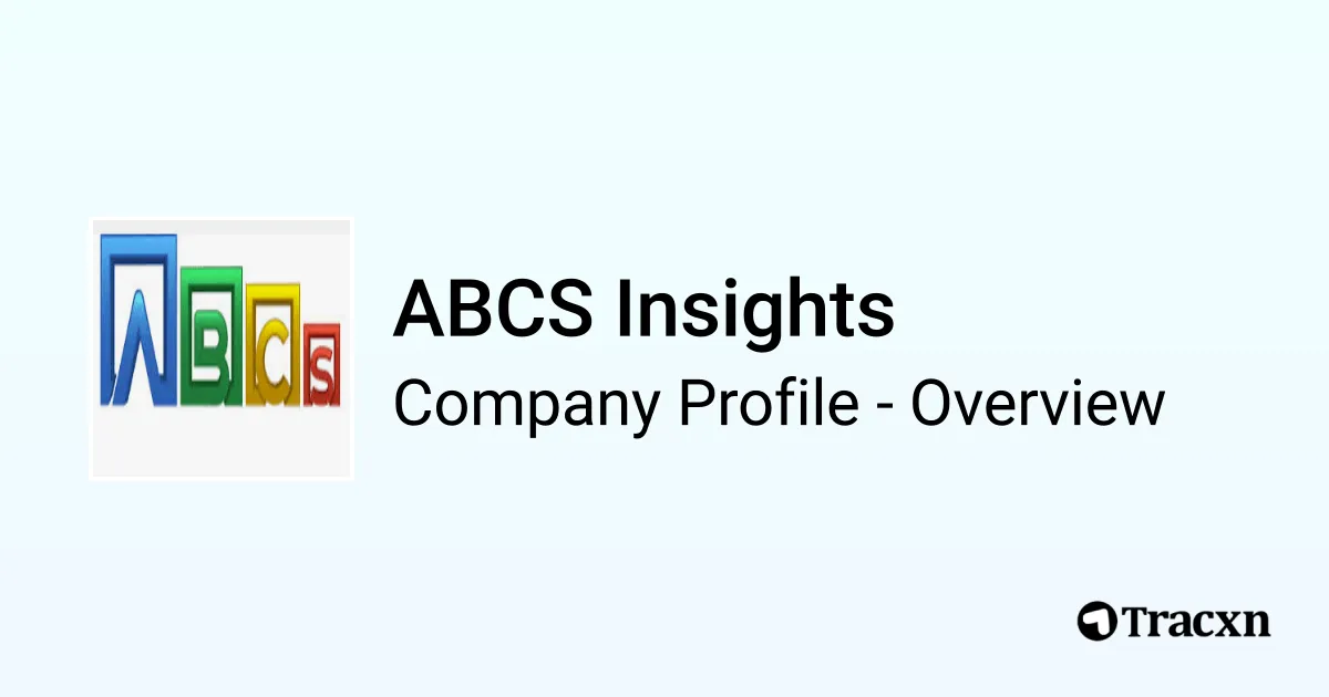 ABCS Insights - 2026 Company Profile, Team, Funding & Competitors - Tracxn