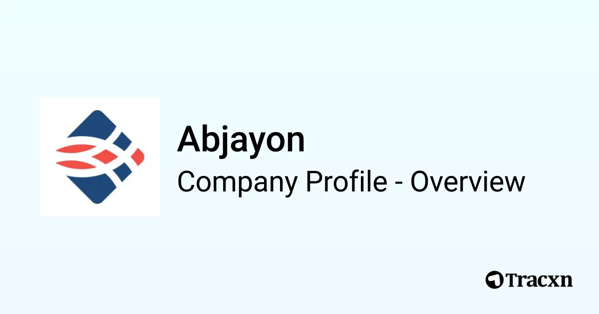 Abjayon - 2025 Company Profile, Team & Competitors - Tracxn