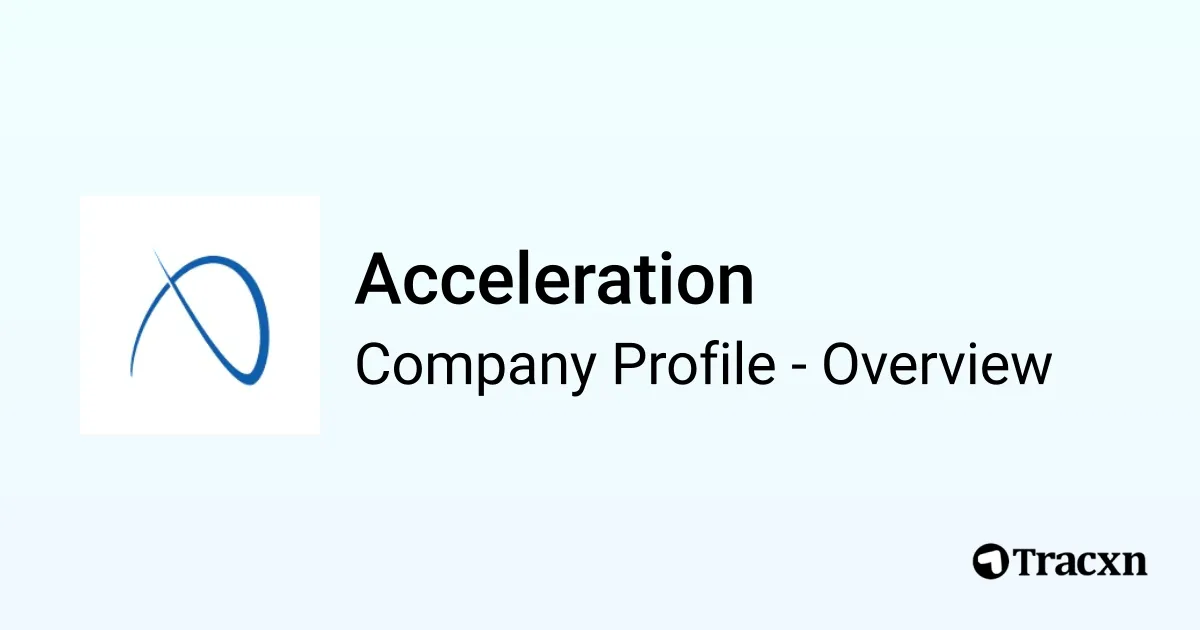 Acceleration - 2025 Company Profile, Team, Funding & Competitors - Tracxn