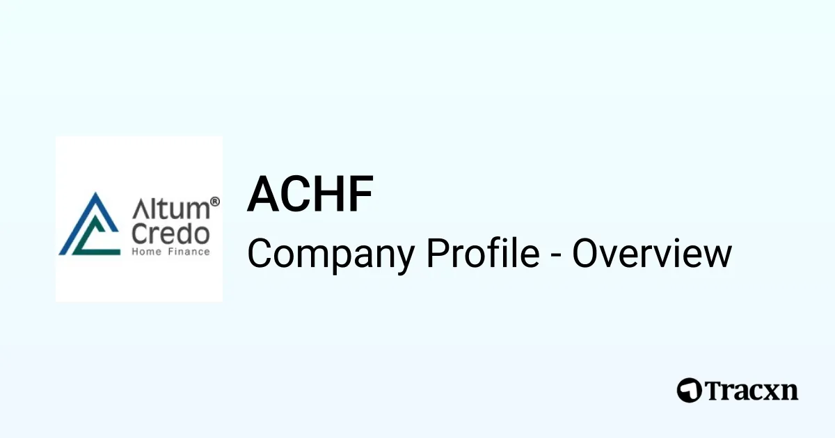 ACHF - 2026 Company Profile, Team, Funding, Competitors & Financials ...