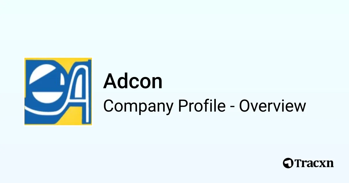 Adcon - 2025 Company Profile, Competitors & Financials - Tracxn