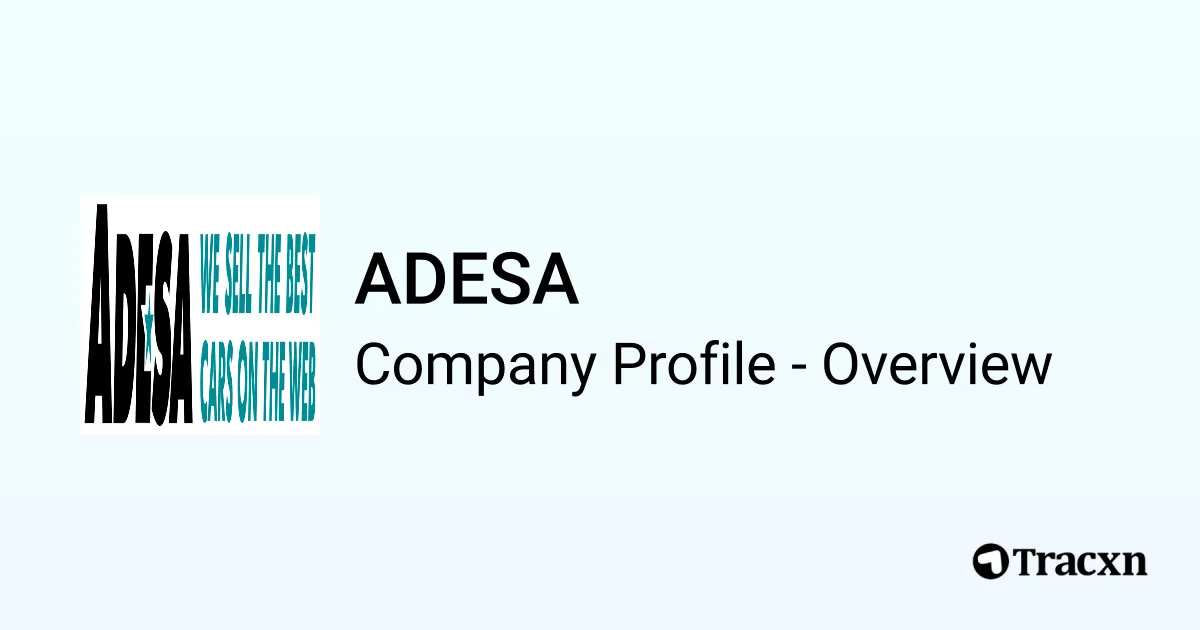 ADESA - 2026 Company Profile, Competitors & Financials - Tracxn