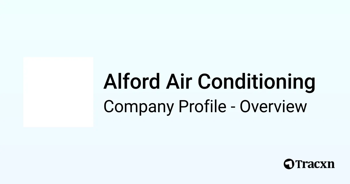 Alford Air Conditioning Company Profile Tracxn