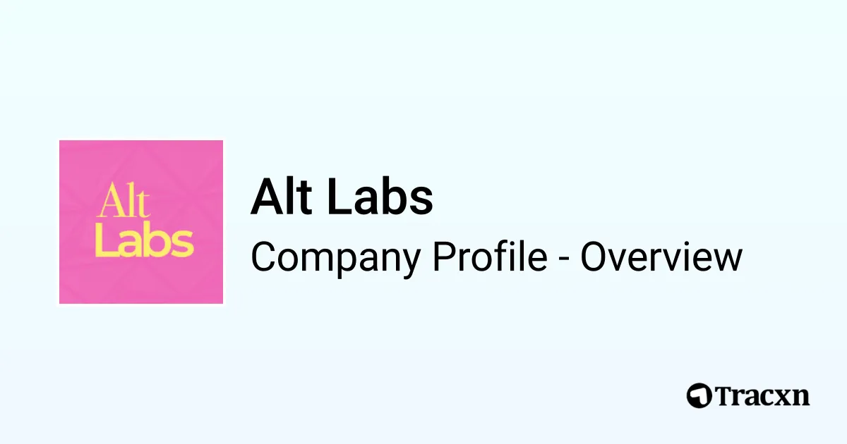 Alt Labs - 2026 Company Profile, Team & Competitors - Tracxn