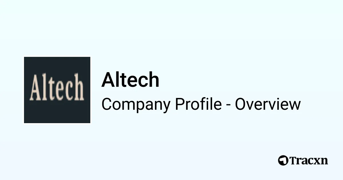 Altech - 2025 Company Profile & Competitors - Tracxn