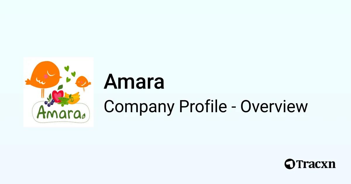 Amara - 2026 Company Profile, Team, Funding & Competitors - Tracxn