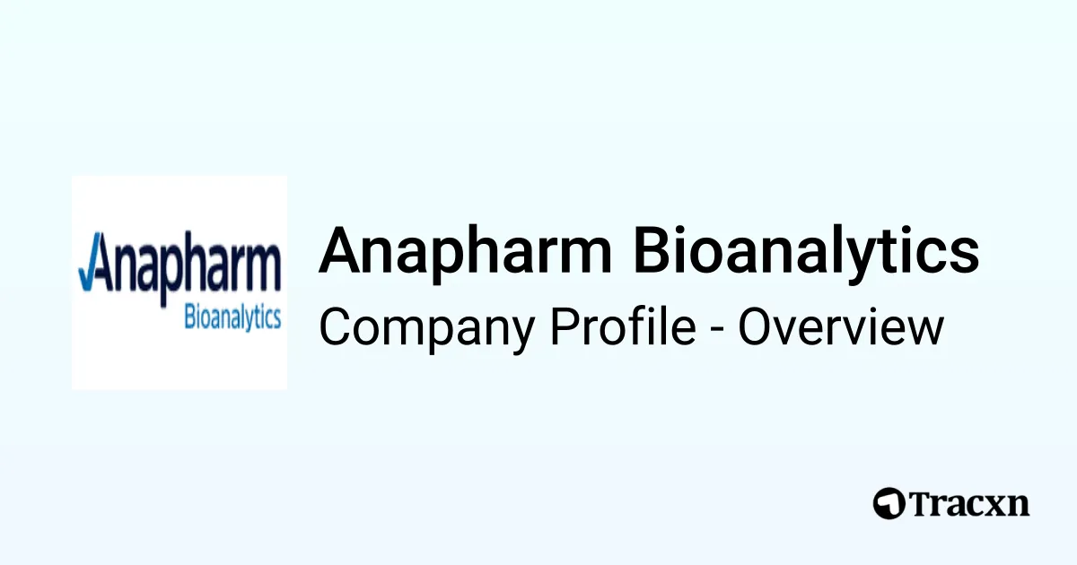 Anapharm Bioanalytics - 2026 Company Profile, Team & Competitors - Tracxn