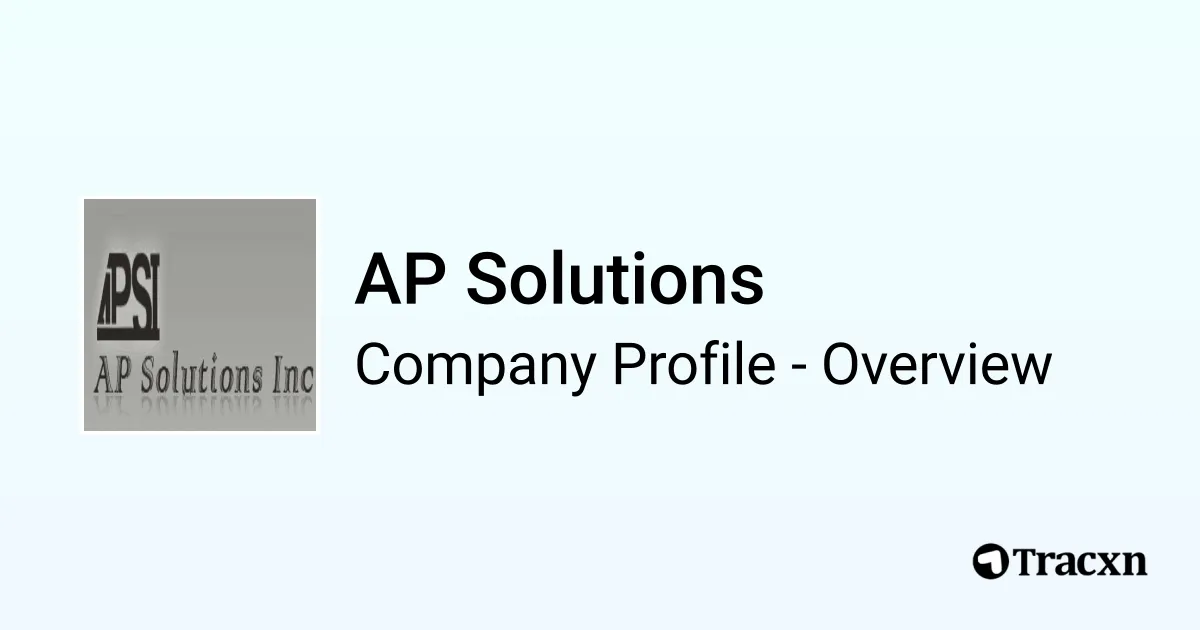 AP Solutions - 2026 Company Profile & Competitors - Tracxn