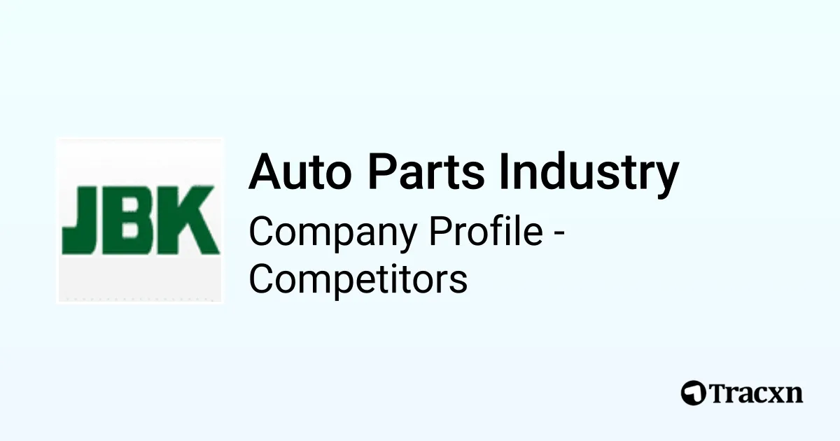 Auto Parts Industry 2905 Competitors and alternatives in Sep 2024