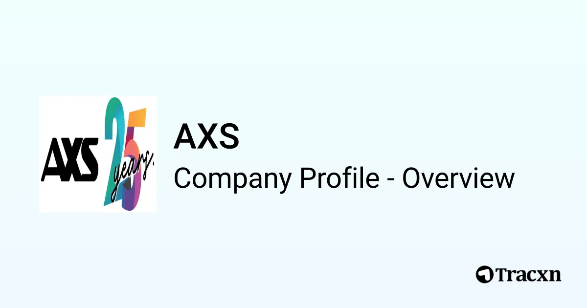 AXS - 2026 Company Profile, Team, Competitors & Financials - Tracxn
