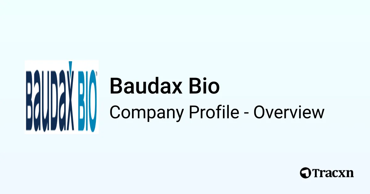 Baudax Bio - 2025 Company Profile, Funding, Competitors & Financials ...