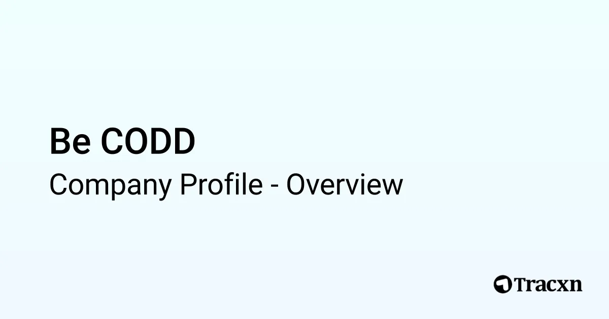 Greg Codd Be CODD - 2025 Company Profile & Competitors - Tracxn
