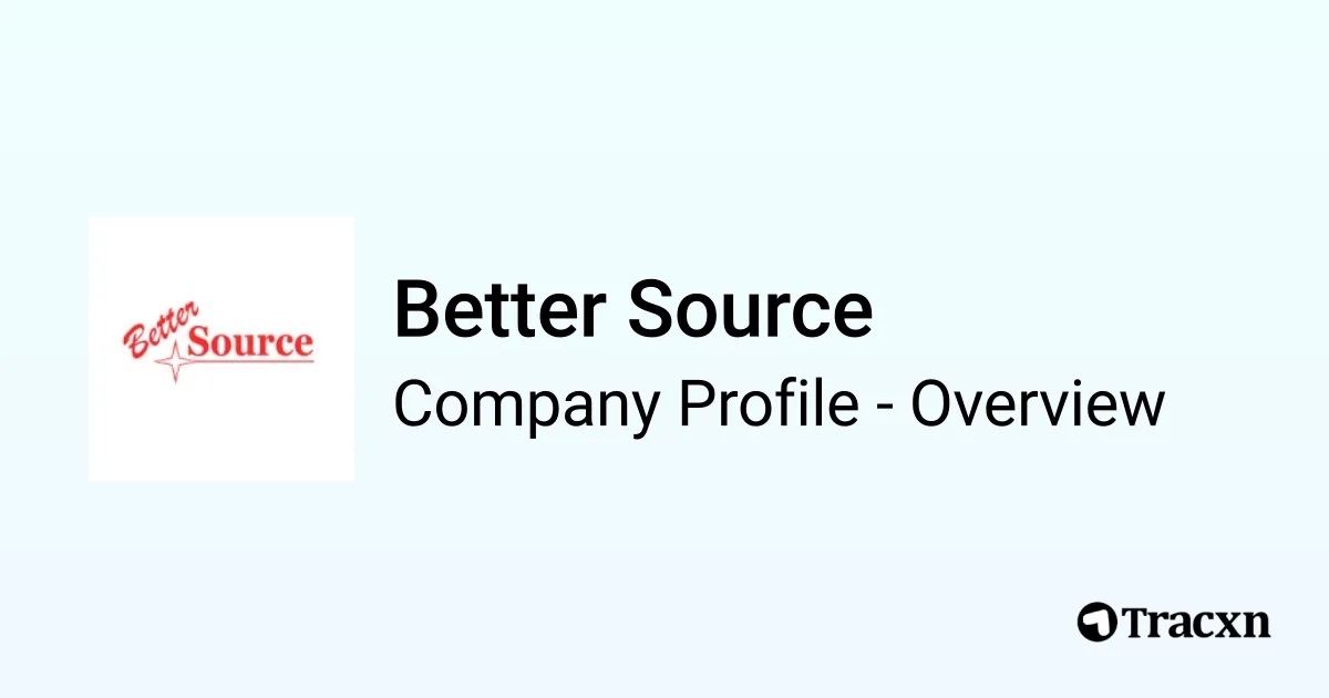 Better Source - 2026 Company Profile & Competitors - Tracxn