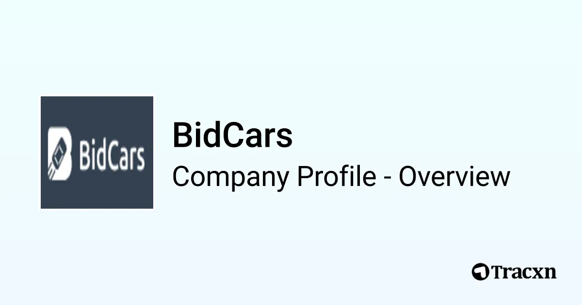 BidCars - 2025 Company Profile & Competitors - Tracxn