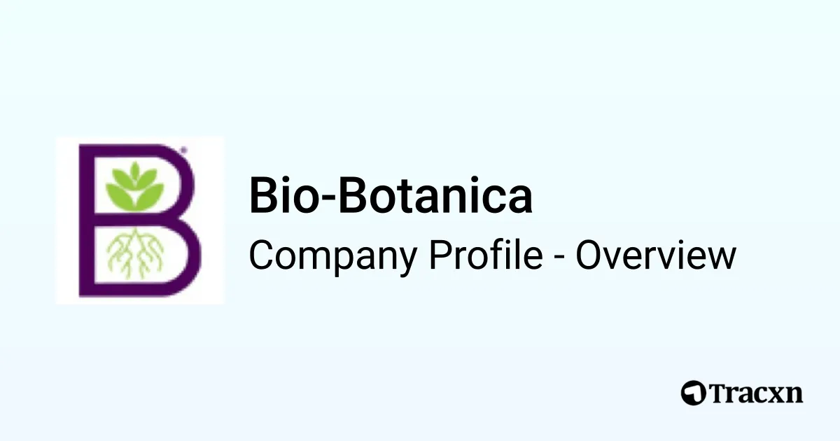 Bio-Botanica - 2026 Company Profile, Team, Funding & Competitors - Tracxn