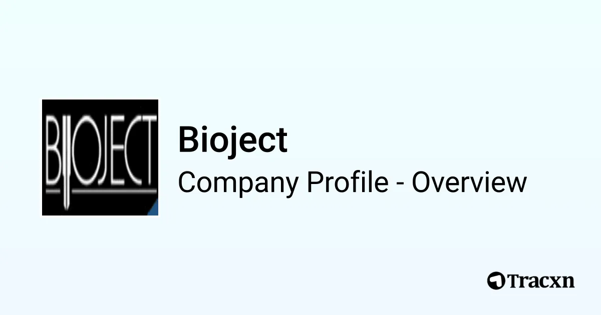 Bioject Bioject - 2026 Company Profile, Funding & Competitors - Tracxn