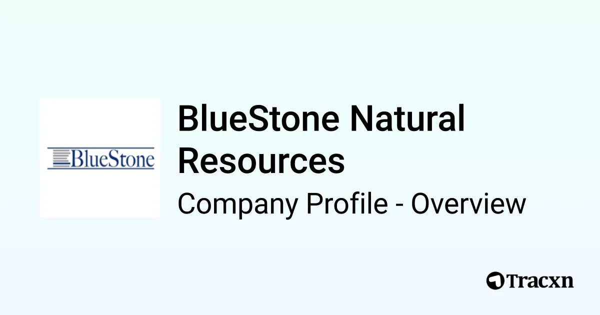 BlueStone Natural Resources - 2026 Company Profile, Funding ...