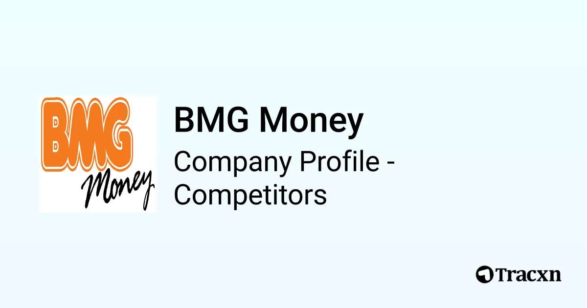 BMG Money 166 Competitors and alternatives in Oct 2024 Tracxn