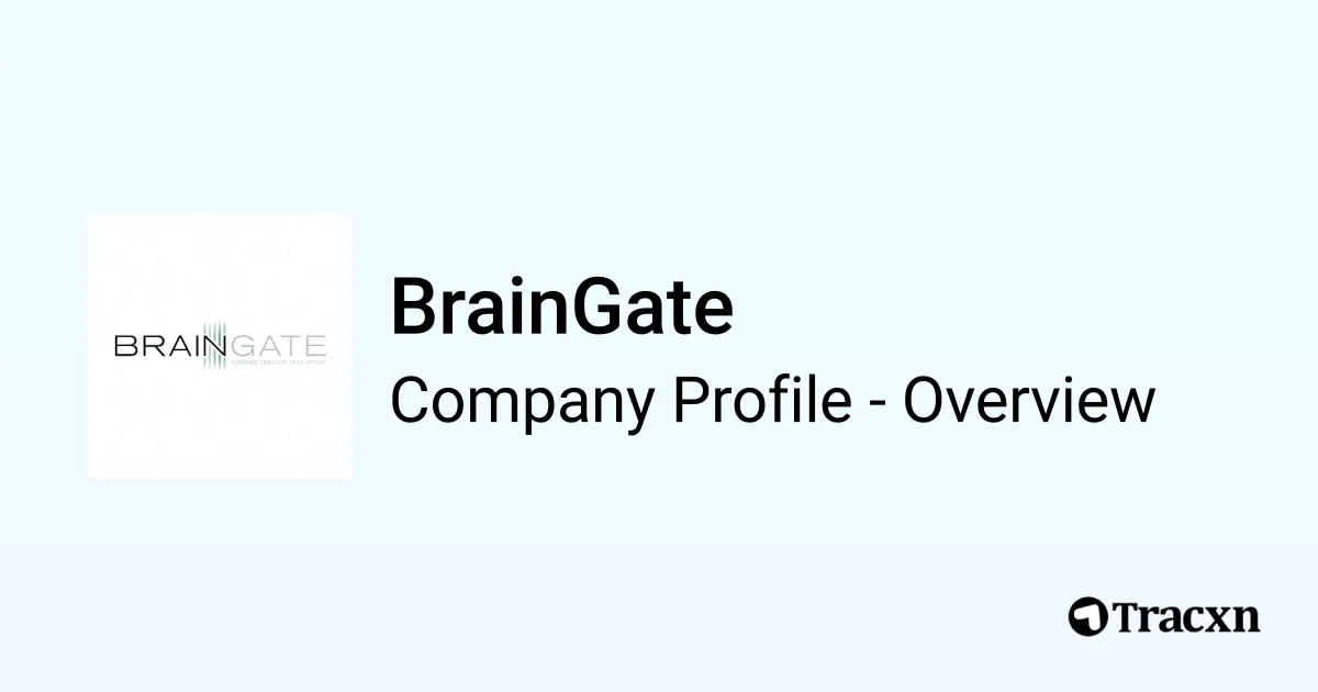 BrainGate - 2025 Company Profile, Funding & Competitors - Tracxn