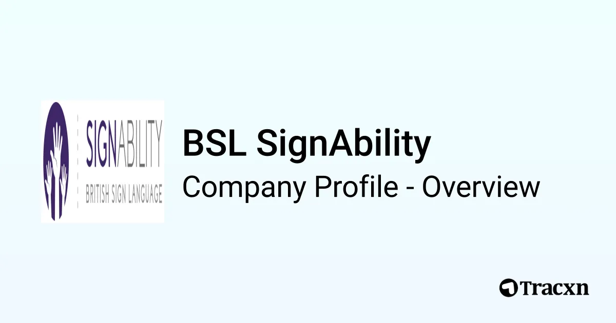Signability BSL SignAbility - 2026 Company Profile & Competitors - Tracxn