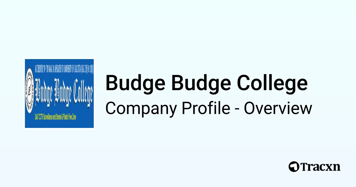 Budge Budge College - 2026 Company Profile & Competitors - Tracxn