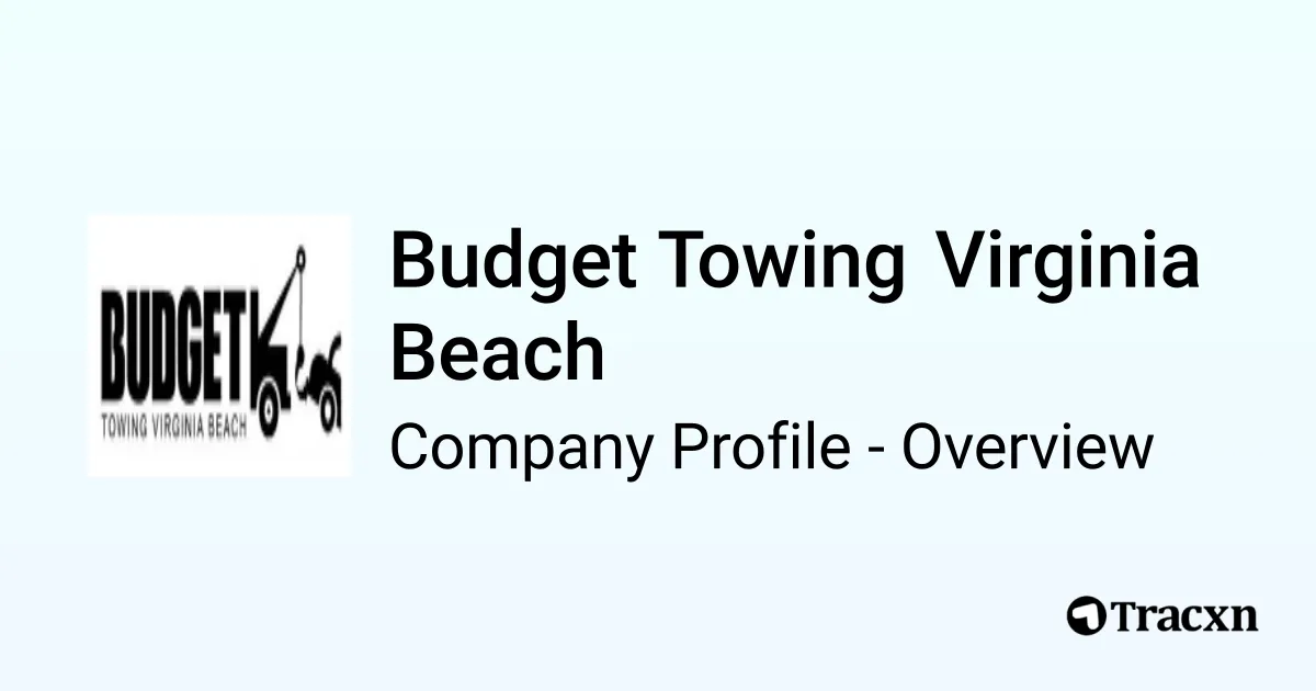 Budget Towing Virginia Beach Company Profile Tracxn