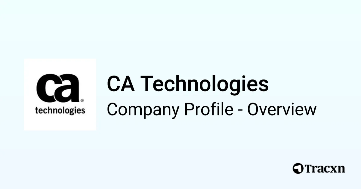 CA Technologies - 2026 Company Profile, Team, Funding & Competitors ...